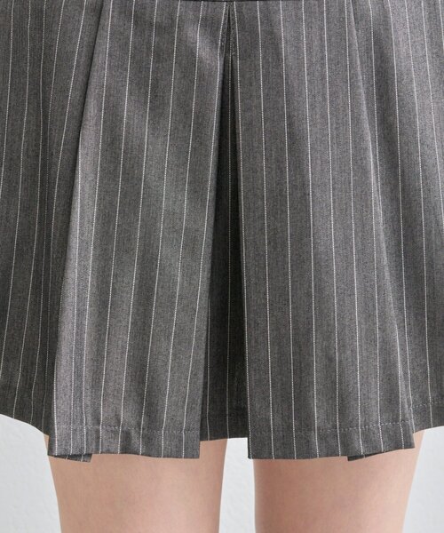 OLIVE des OLIVE（オリーブデオリーブ）の「バックルベルト付きプリーツミニスカート（スカート・レディース・ブラック/ストライプ/オフホワイト・FREE）」の19枚目の写真