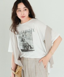 セミハリ感フォトＴシャツ/492840