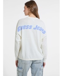 GUESS JEANS Ls Cn Back Intarsia Sweater セーター レディース