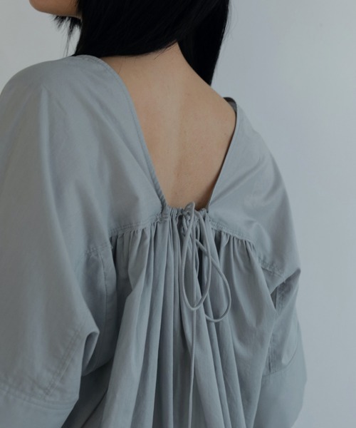新品未使用 タグ付き anuke Gather Velour Blouse anuke Gather Velour Blouse