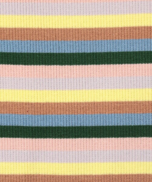 B:MING by BEAMS（ビーミングバイビームス）の「テレコボーダー フレアスリーブ プルオーバー カットソー 2025FW（100～140cm）（Tシャツ/カットソー・キッズ・サックスブルー/ピンク・130/120/110/100/140）」の22枚目の写真