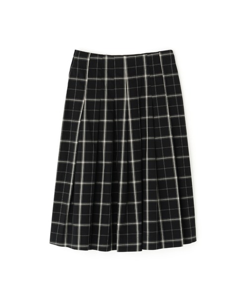 COTTON LINEN CHECK SKIRT（スカート）｜MARGARET HOWELL
