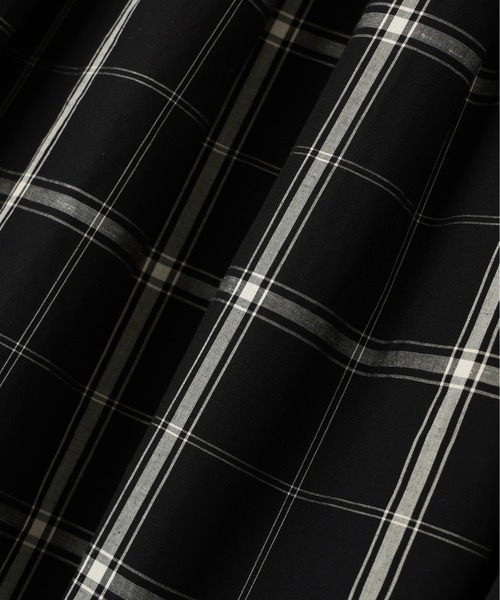 COTTON LINEN CHECK SKIRT（スカート）｜MARGARET HOWELL