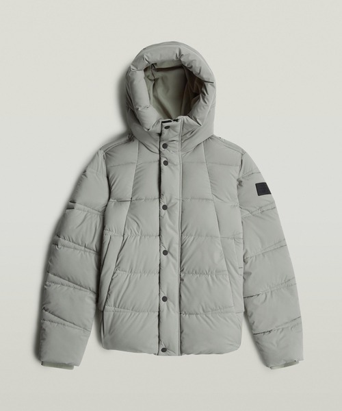 G-STAR（ジースター）の「WHISTLER SHORT PUFFER/撥水中綿フードブルゾン（ダウンジャケット/コート・レディース・ダークブラック/グレー系その他・X-SMALL/MEDIUM/SMALL）」の13枚目の写真