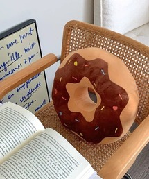 Made in I(ChCAC)chocolate ring donut cushion(NbV/NbVJo[)