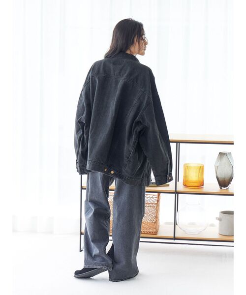 ☆Ungrid ビッグシルエットデニムジャケット　ゆったり　大きいサイズ ビッグシルエットデニムジャケット（デニムジャケット）｜Ungrid