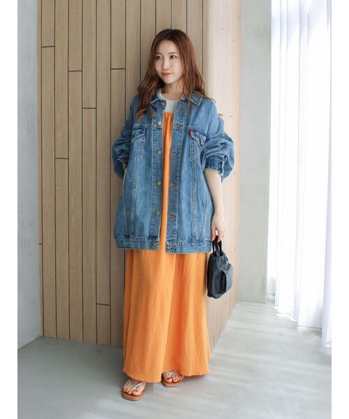 ビックシルエットデニムジャケット　ブルー　Ungrid　フリーサイズ ビッグシルエットデニムジャケット（デニムジャケット）｜Ungrid