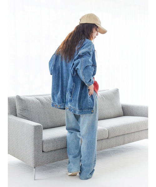 セール】ビッグシルエットデニムジャケット（デニムジャケット