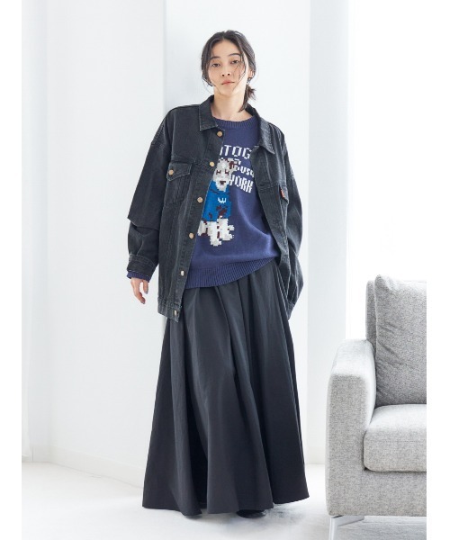 セール】ビッグシルエットデニムジャケット（デニムジャケット