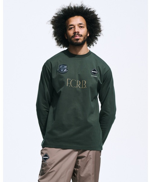 F.C.Real.Bristol メンズロングTシャツ LETTERED L/S TEE（Tシャツ/カットソー）｜F.C.Real Bristol