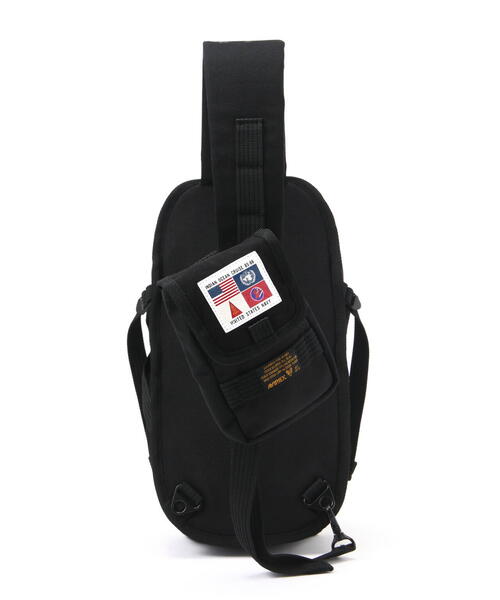 AVIREX(アヴィレックス)の「ONE SHOULDER BAG 'TOP GUN' / ワンショルダーバッグ トップガン(ショルダーバッグ・レディース・ブラック/オリーブ系・F)」の7枚目の写真