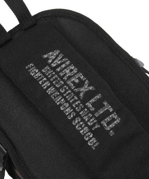 AVIREX(アヴィレックス)の「ONE SHOULDER BAG 'TOP GUN' / ワンショルダーバッグ トップガン(ショルダーバッグ・レディース・ブラック/オリーブ系・F)」の10枚目の写真