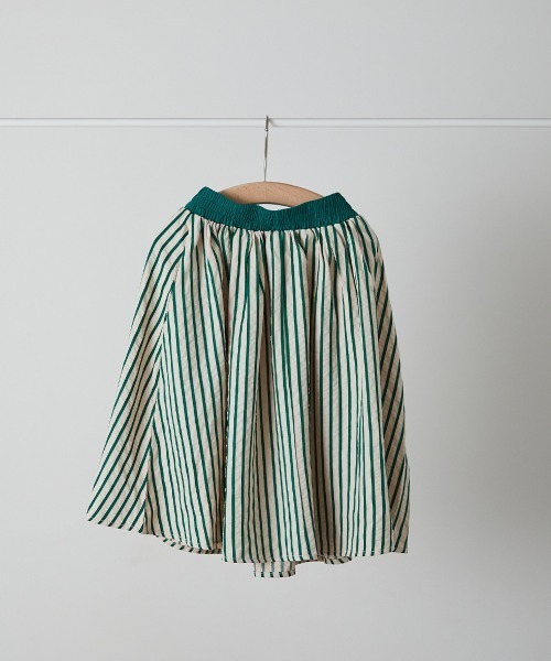 riziere（リジェール）の「ストライプロングスカート（スカート・キッズ・ブラック/ブラウン/グリーン・90/100/110/120/130/140/150）」の7枚目の写真