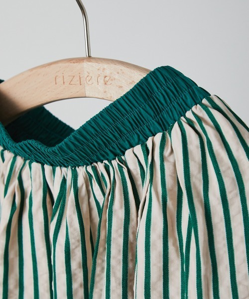 riziere（リジェール）の「ストライプロングスカート（スカート・キッズ・ブラック/ブラウン/グリーン・90/100/110/120/130/140/150）」の6枚目の写真