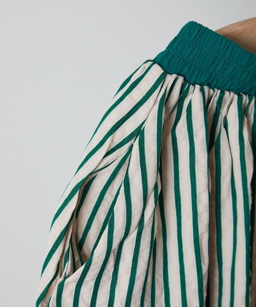 riziere（リジェール）の「ストライプロングスカート（スカート・キッズ・ブラック/ブラウン/グリーン・90/100/110/120/130/140/150）」の5枚目の写真