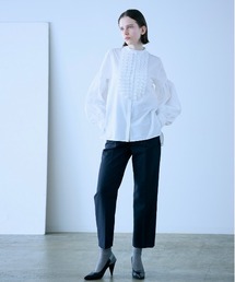 Marilyn Moon（マリリンムーン）の「wool saxony straight pants（その他パンツ）」