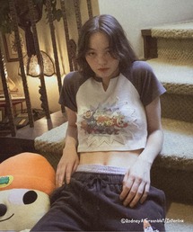 FOREVER 21 | 【パラッパラッパー】スキッパーTシャツ(Tシャツ/カットソー)