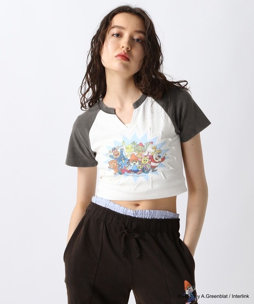 パラッパラッパー】スキッパーTシャツ（Tシャツ/カットソー