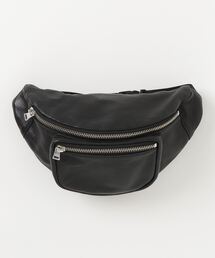 00s archive leather ウエストポーチ 平成 グランジ お兄系 平成ギャル ギャル男 お兄 y2k Vanquishヴァンキッシュ黒レザー