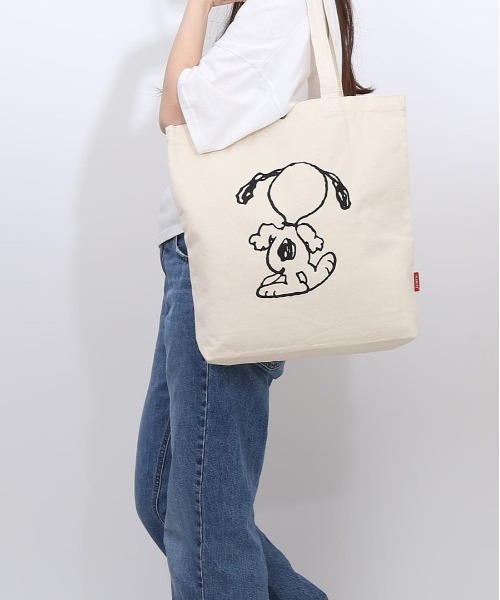 BACKYARD FAMILY(バックヤードファミリー)の「キャラクター キャンバストートバッグ(トートバッグ・レディース・ホワイト系その他2/ホワイト系その他3/ホワイト系その他4/ホワイト系その他5/ホワイト系その他・FREE)」の6枚目の写真