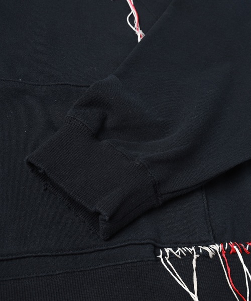 DISCOVERED(ディスカバード)の「LOOPING ZIP SWEAT HOODIE(パーカー・メンズ・ブラック/ホワイト・1/3)」の13枚目の写真