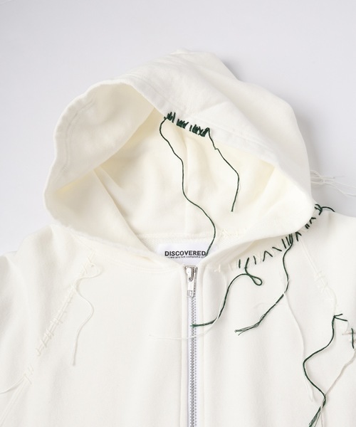DISCOVERED(ディスカバード)の「LOOPING ZIP SWEAT HOODIE(パーカー・メンズ・ブラック/ホワイト・1/3)」の14枚目の写真