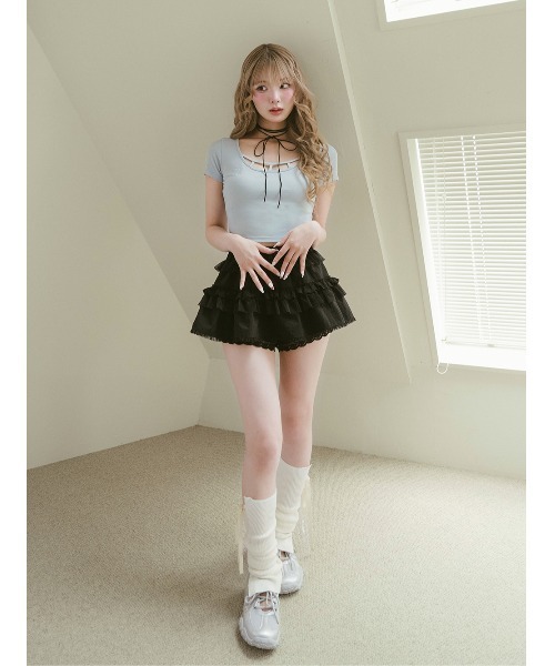 Darich ミックスフリルミニスカート ミックスフリルミニスカート（スカート）｜Darich（ダーリッチ