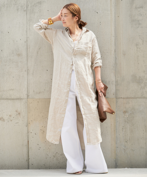 ★セリーン★ 30％off】ヴィンテージプリントワンピース(グレー) - seventen