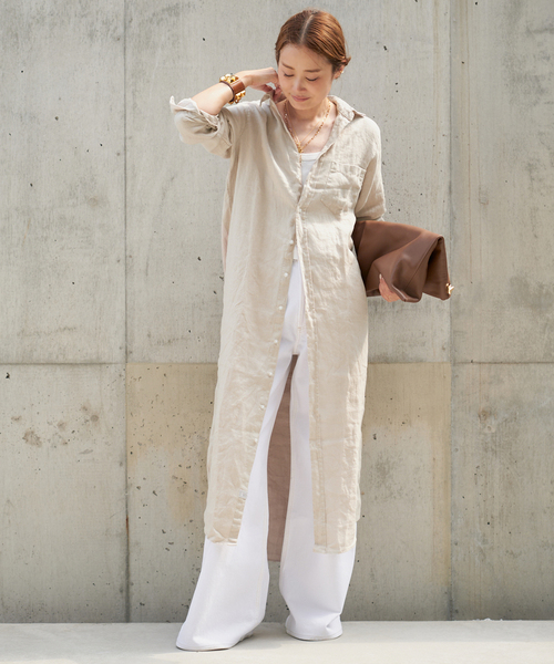 ✨専用✨フランク&アイリーン RORY オーガニックコットン ロングシャツワンピ ✨専用✨フランク&アイリーン RORY オーガニックコットン ロング