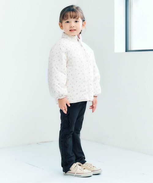 apres les cours(アプレレクール)の「サイドフリルストレート/7days Style pants(その他パンツ・キッズ・ベージュ/ネイビー/ブラック・80/90/100/110/120/130)」の6枚目の写真