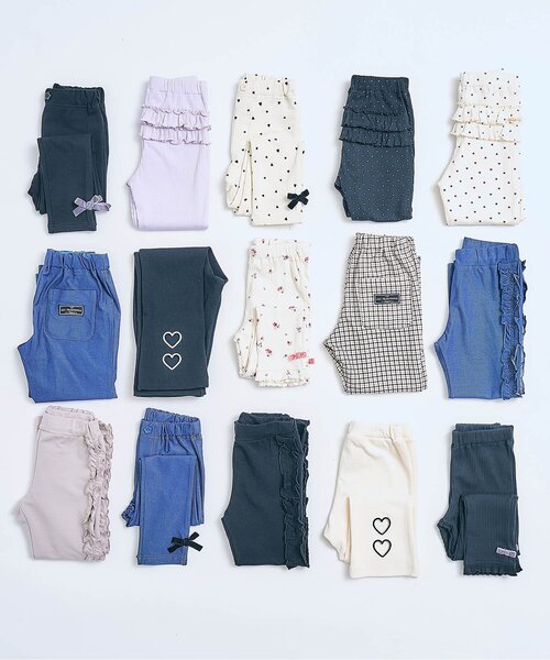 apres les cours(アプレレクール)の「サイドフリルストレート/7days Style pants(その他パンツ・キッズ・ベージュ/ネイビー/ブラック・80/90/100/110/120/130)」の14枚目の写真