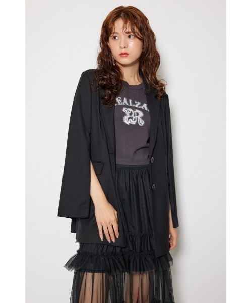 rienda（リエンダ）の「2WAYシングルテーラージャケット 秋服（テーラードジャケット・レディース・ブラック/グレー/ブラウン・SMALL/MEDIUM）」の19枚目の写真