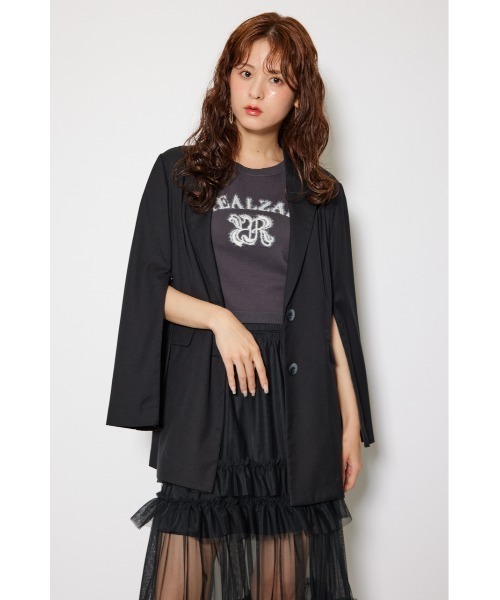 rienda（リエンダ）の「2WAYシングルテーラージャケット 秋服（テーラードジャケット・レディース・ブラック/グレー/ブラウン・SMALL/MEDIUM）」の21枚目の写真