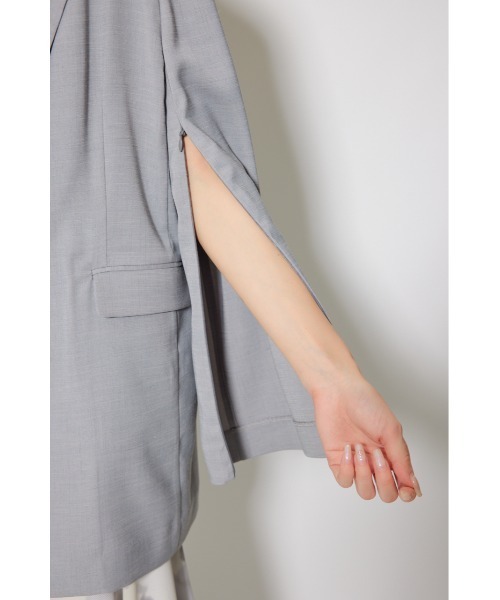 rienda（リエンダ）の「2WAYシングルテーラージャケット 秋服（テーラードジャケット・レディース・ブラック/グレー/ブラウン・SMALL/MEDIUM）」の12枚目の写真