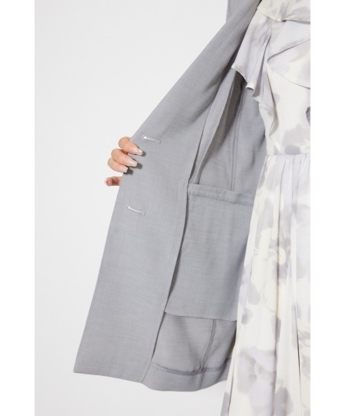 rienda（リエンダ）の「2WAYシングルテーラージャケット 秋服（テーラードジャケット・レディース・ブラック/グレー/ブラウン・SMALL/MEDIUM）」の13枚目の写真