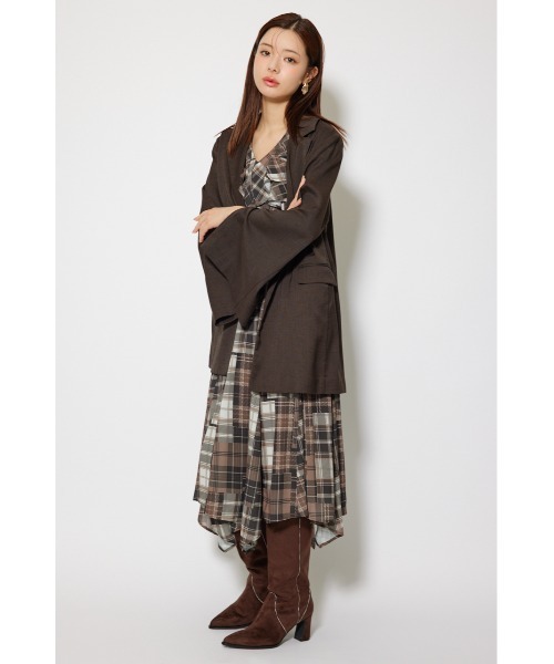 rienda（リエンダ）の「2WAYシングルテーラージャケット 秋服（テーラードジャケット・レディース・ブラック/グレー/ブラウン・SMALL/MEDIUM）」の18枚目の写真