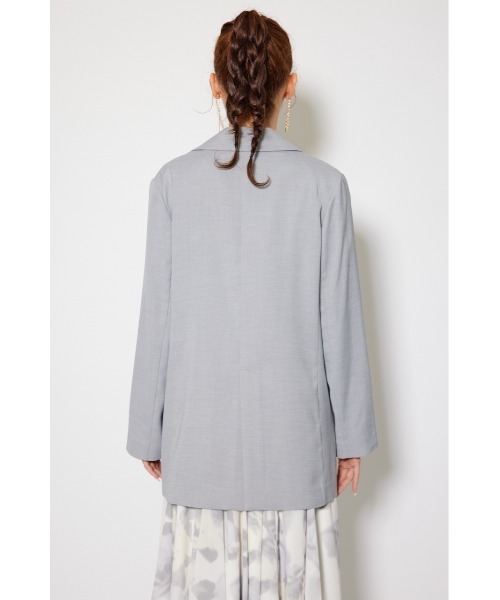 rienda（リエンダ）の「2WAYシングルテーラージャケット 秋服（テーラードジャケット・レディース・ブラック/グレー/ブラウン・SMALL/MEDIUM）」の8枚目の写真