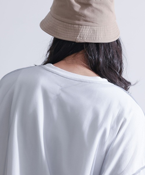 MDR(エムディアール)の「チュールドッキングカットソートップス(Tシャツ/カットソー・メンズ・オフホワイト/ブラック・L/M)」の20枚目の写真
