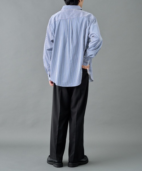 COLONY 2139（コロニートゥーワンスリーナイン）の「ウォッシャブルストレッチワイドスラックス（スラックス・メンズ・ブラック/チャコールグレー/ブラウン・MEDIUM/LARGE）」の20枚目の写真