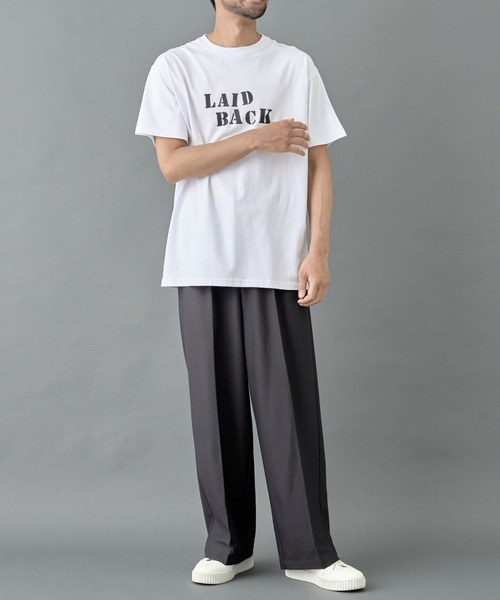 COLONY 2139（コロニートゥーワンスリーナイン）の「ウォッシャブルストレッチワイドスラックス（スラックス・メンズ・ブラック/チャコールグレー/ブラウン・MEDIUM/LARGE）」の21枚目の写真