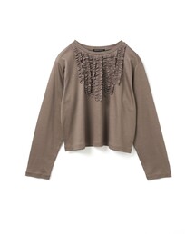 mizuiroind | mizuiro ind フロントフリルプルオーバー(Tシャツ/カットソー)