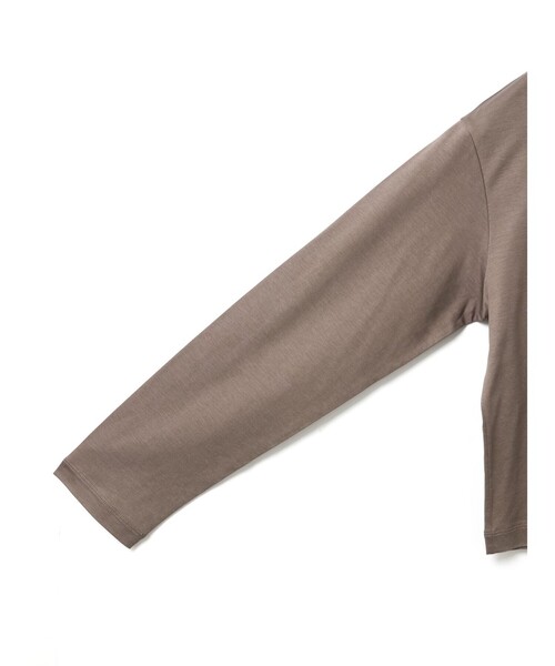 mizuiroind（ミズイロインド）の「mizuiro ind フロントフリルプルオーバー（Tシャツ/カットソー・レディース・ベージュ/チャコールグレー/オフホワイト/ブラック・FREE）」の19枚目の写真