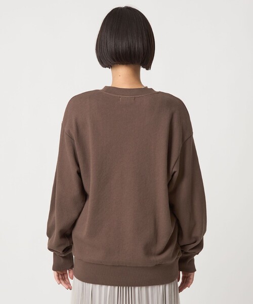 green label relaxing（グリーンレーベルリラクシング）の「ミュージアム ロゴ スウェット プルオーバー（スウェット・レディース・ブラウン/ナチュラル/ダークグレー・FREE）」の14枚目の写真