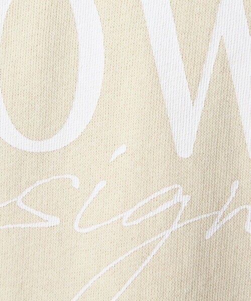 green label relaxing（グリーンレーベルリラクシング）の「ミュージアム ロゴ スウェット プルオーバー（スウェット・レディース・ブラウン/ナチュラル/ダークグレー・FREE）」の7枚目の写真