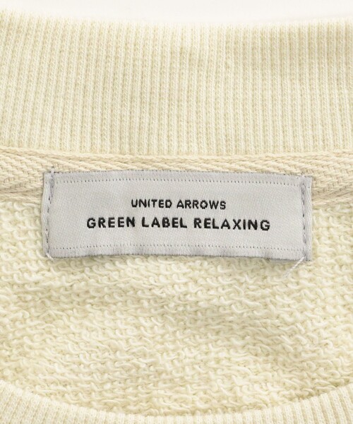 green label relaxing（グリーンレーベルリラクシング）の「ミュージアム ロゴ スウェット プルオーバー（スウェット・レディース・ブラウン/ナチュラル/ダークグレー・FREE）」の6枚目の写真