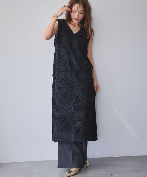 セール】前後2WAYバテンレースノースリーブワンピース（ワンピース
