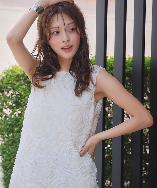 セール】前後2WAYバテンレースノースリーブワンピース