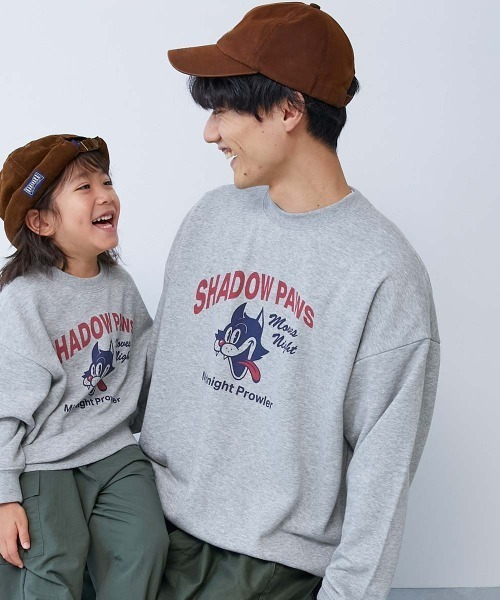 devirock（デビロック）の「大人 デビラボ プリント トレーナー（スウェット・レディース・ピンク系1/ブルー系1/イエロー系1/グレー系1/ブラック系1/ベージュ系2/ブラック系2/ベージュ系1/ベージュ系3/グレー系2・M/L/LL）」の4枚目の写真