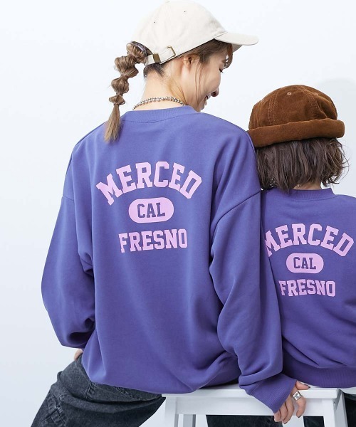 devirock（デビロック）の「大人 デビラボ プリント トレーナー（スウェット・レディース・ピンク系1/ブルー系1/イエロー系1/グレー系1/ブラック系1/ベージュ系2/ブラック系2/ベージュ系1/ベージュ系3/グレー系2・M/L/LL）」の8枚目の写真