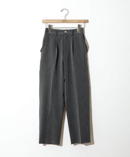 flower（フラワー）の「スモーキーテーパードパンツ3（その他パンツ・レディース・アイボリー/グレー・FREE）」の4枚目の写真